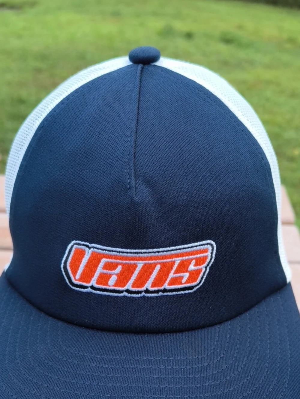 Vans Embroidered Logo Trucker Mesh Baseball Snapback Kids Hat Cap